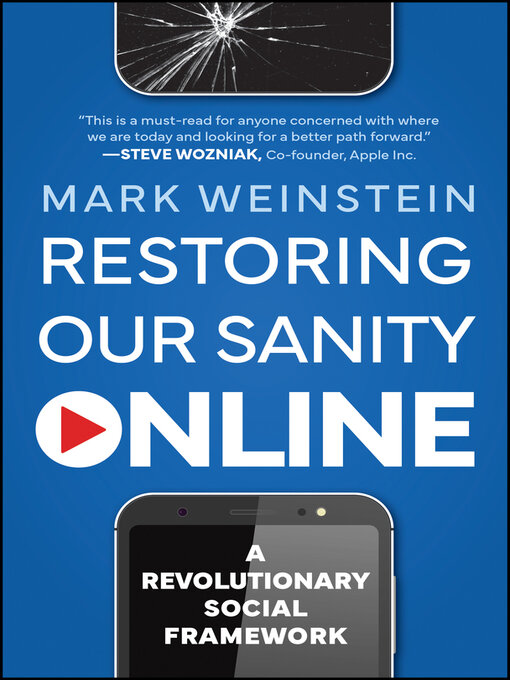 Title details for Restoring Our Sanity Online by Mark Weinstein - Available